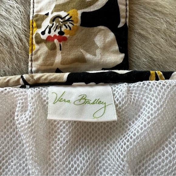 VERA BRADLEY Dogwood 2012 Baby Changing Pad Clutch Black Yellow White Floral - Picture 12 of 13